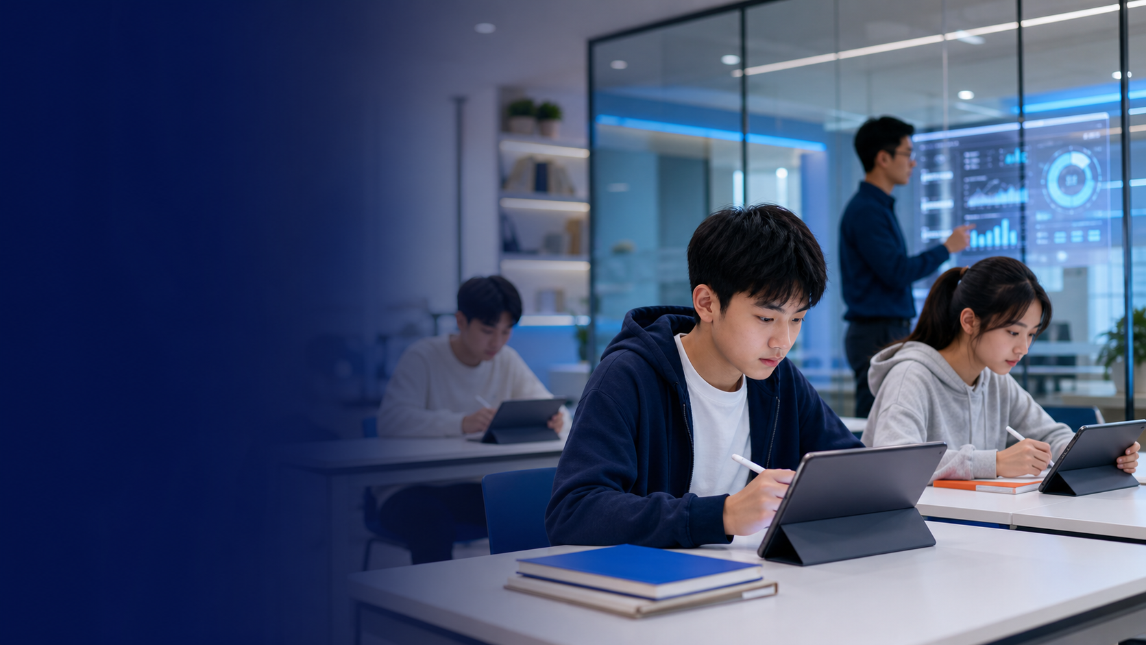 现代自主学习空间中的学生使用 AI 学习系统